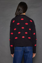 Load image into Gallery viewer, Lisa Todd Sugar Lips Cardigan in Black
