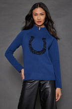 Load image into Gallery viewer, Lisa Todd Lucky You Sweater in Denim
