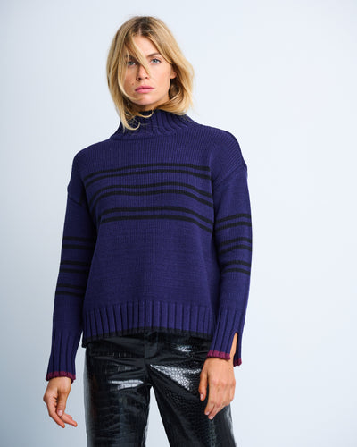 Lisa Todd Highline Sweater in Midnight