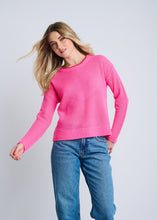 Load image into Gallery viewer, Lisa Todd Open For Love Cashmere Sweater in Neon Pink
