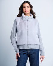 Load image into Gallery viewer, Lisa Todd The Teddy Zip Jacket in Platinum
