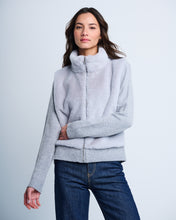 Load image into Gallery viewer, Lisa Todd The Teddy Zip Jacket in Platinum
