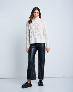 Lisa Todd The Stand Out Sweater in Winter White