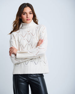 Lisa Todd The Stand Out Sweater in Winter White