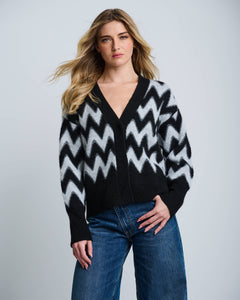 Lisa Todd The Chevy Cardigan in Black