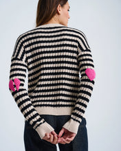 Load image into Gallery viewer, Lisa Todd It&#39;s Complicated Sweater in Sheepskin/Black
