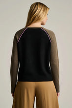 Load image into Gallery viewer, Lisa Todd Block Out Cashmere Sweater in Onyx
