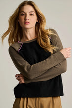 Load image into Gallery viewer, Lisa Todd Block Out Cashmere Sweater in Onyx
