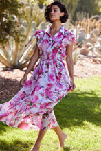 Load image into Gallery viewer, Misa Los Angeles Florencia Dress in Garden Fuschia
