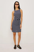 Load image into Gallery viewer, Rails Harriet Dress in Navy Ivory Stripe
