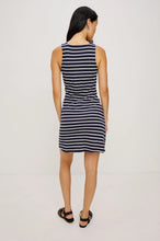 Load image into Gallery viewer, Rails Harriet Dress in Navy Ivory Stripe
