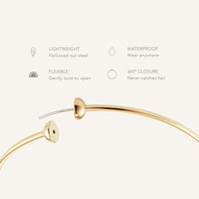 Load image into Gallery viewer, Jenny Bird Gold Icon Hoops - Medium
