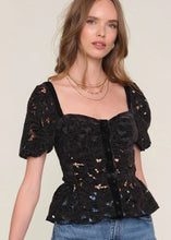 Load image into Gallery viewer, Heartloom Sheila Top in Black
