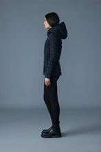 Load image into Gallery viewer, Mackage Idalee Light Down Hooded Jacket in Black

