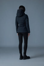 Load image into Gallery viewer, Mackage Idalee Light Down Hooded Jacket in Black
