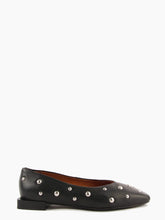 Load image into Gallery viewer, Angel Alarcon Emery Studded Flats in Black
