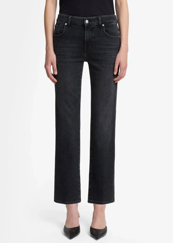 7 For All Mankind Callie Straight Ankle Luxe Vintage Jeans in Bottomline