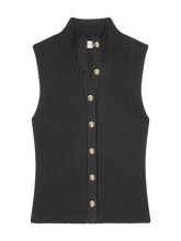 Load image into Gallery viewer, Nation Ira Sweater Vest in Black
