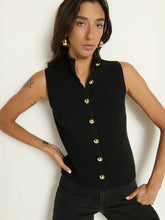 Load image into Gallery viewer, Nation Ira Sweater Vest in Black
