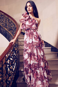 Misa Los Angeles Ilaria Dress in Flora Tropical Mix