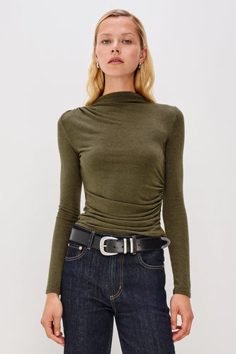 Rails Joelle Top in Heather Olive
