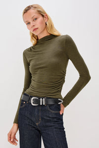 Rails Joelle Top in Heather Olive