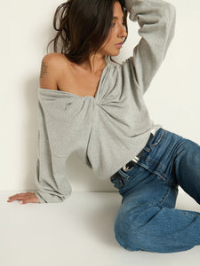 Nation Jolie Sweater in Heather Grey