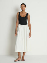 Load image into Gallery viewer, Nation Karla Midi Dress in Porcelain Color Block
