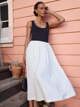 Load image into Gallery viewer, Nation Karla Midi Dress in Porcelain Color Block
