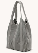 Load image into Gallery viewer, Ilse Jacobsen KNITTY01 Shopper Bag in Cream/Black
