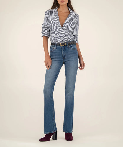 Kut From The Kloth Natalie High Rise Bootcut Jeans in Interactive