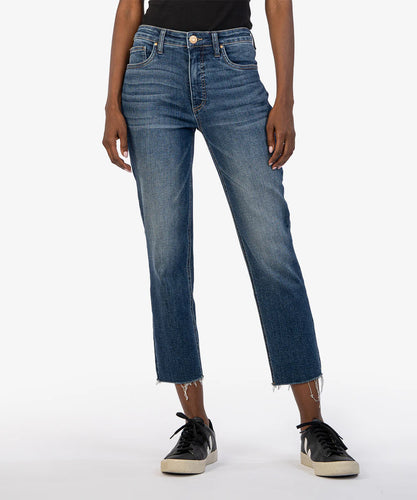 Kut From The Kloth Rachael High Rise Fab Ab Mom Jean in Explore Wash