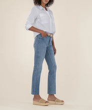 Load image into Gallery viewer, Kut From The Kloth Kelsey High Rise Ankle Flare Jeans in Acceptance
