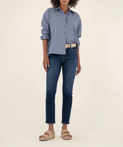 Kut From The Kloth Reese High Rise Ankle Straight Jeans in Enchantment