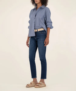 Kut From The Kloth Reese High Rise Ankle Straight Jeans in Enchantment