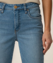 Load image into Gallery viewer, Kut From The Kloth Kelly High Rise Kick Flare Side Insert Jeans in Zest
