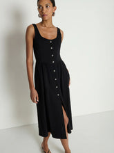 Load image into Gallery viewer, Nation Laurel Midi Dress in Jet Black
