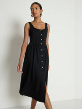 Load image into Gallery viewer, Nation Laurel Midi Dress in Jet Black
