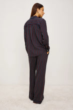Load image into Gallery viewer, Rails Luna Pajama Set in Navy Oxblood Stripe
