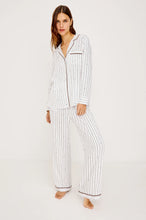 Load image into Gallery viewer, Rails Luna Pajama Set in Striped Lucky Horseshoes

