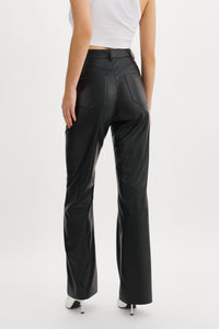 LAMARQUE Tavi Vegan Leather Pants in Black