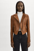 Load image into Gallery viewer, LAMARQUE Azra Leather Jacket in Luggage
