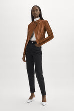 Load image into Gallery viewer, LAMARQUE Azra Leather Jacket in Luggage
