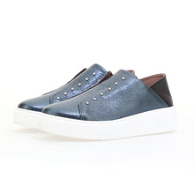 Load image into Gallery viewer, Mjus Lily Sneakers in Metallic Blue
