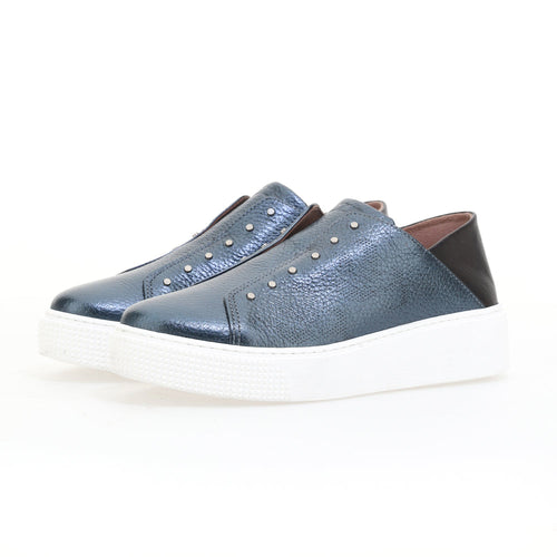 Mjus Lily Sneakers in Metallic Blue