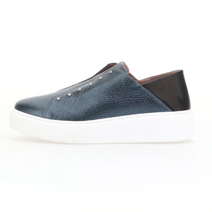 Mjus Lily Sneakers in Metallic Blue