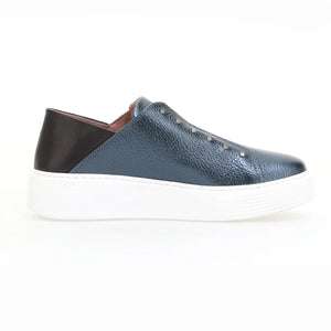 Mjus Lily Sneakers in Metallic Blue