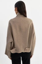 Load image into Gallery viewer, LAMARQUE Mckenna Cropped Wool Jacket in Heather Taupe
