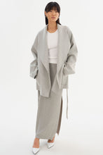 Load image into Gallery viewer, LAMARQUE Mekia Double Face Wool Coat in Light Grey
