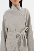 Load image into Gallery viewer, LAMARQUE Mekia Double Face Wool Coat in Light Grey
